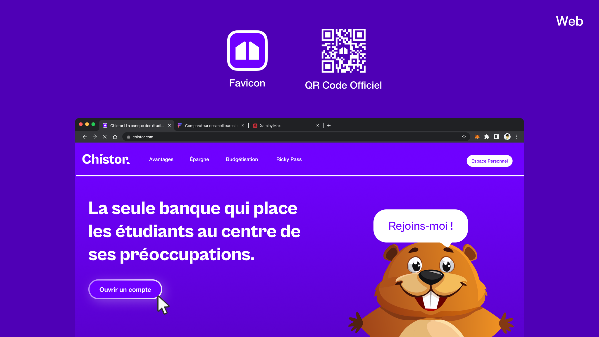 Aperçu de l'identité visuelle de la banque
